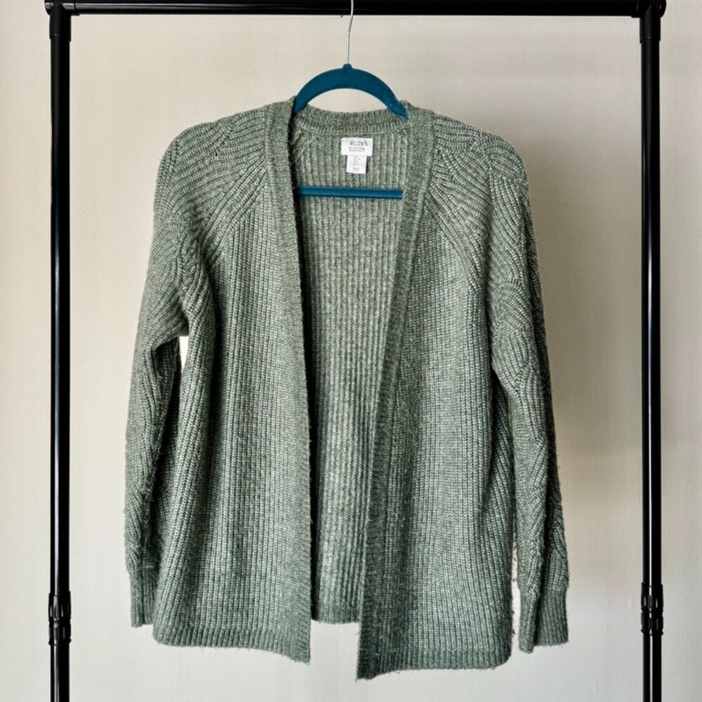 Willow Blossom Sage Green Cardigan
